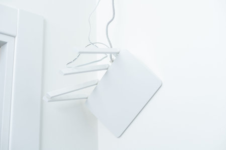 Wireless router, wireless data technology, isolated on white background.