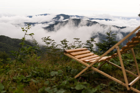 A hammocks for relaxing in the morning in beautiful naturalの写真素材