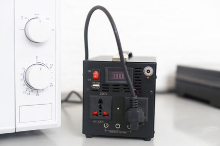 portable power station Effortlessly stay charged with a stylish charging station photo. Ideal for...