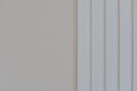 Gray blank concrete wall mockup