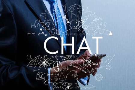 Education technology concept. EdTech. AI. Artificial Intelligenceの写真素材