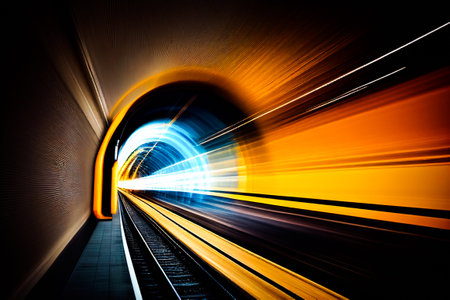Abstract light lines of movement and speed. light ellipse. Galaxy Glint. Glowing podium. Space tunnel. Light everyday glowing effect. semi-circular wave, light trail curve swirl. Bright spiralの素材