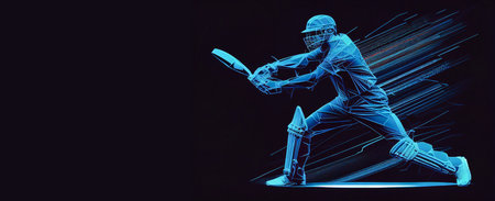 Baseball player. Baseball cap. Hitter swinging with bat. Abstract isolated silhouette. drawingの素材