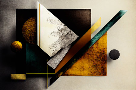 Creative abstract design decorated background.の素材