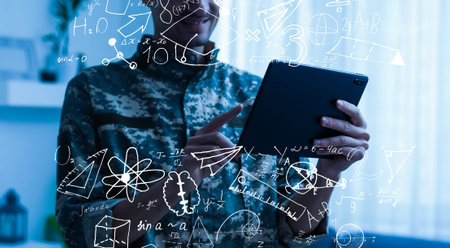 mathematics formulas, high education concept