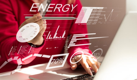 Concept of business ideas leading to successful business and financial development.の写真素材