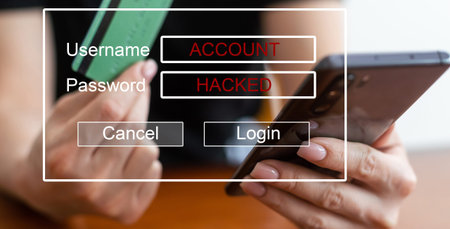 internet network security technology computer online system and spreading to global stolen personal...