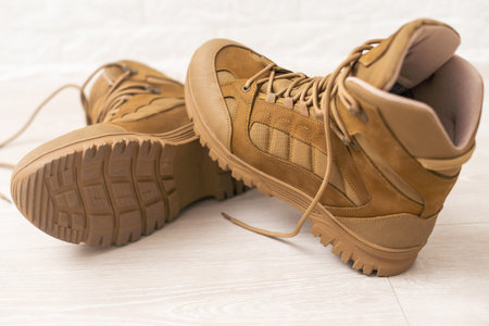 Tactical military boots for the army.