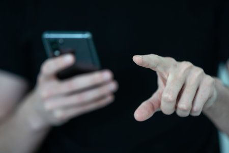 Our Social Media Addiction (smartphone)の写真素材