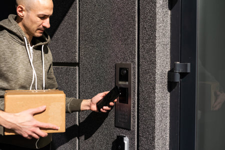 nfcs mobile phone use for open safety door.