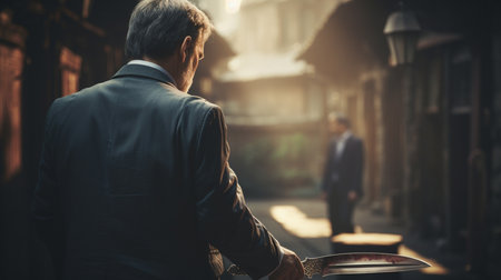 Close-up image of business people shaking hands at meeting or negotiation,Handshake concept,Business conceptの素材