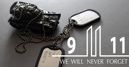 Never Forget the Fallen Patriot Day September 11の写真素材