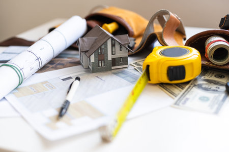 Still Life Of Electrical Components Arranged On Plans