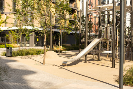 street workout outdoor gym barsの写真素材