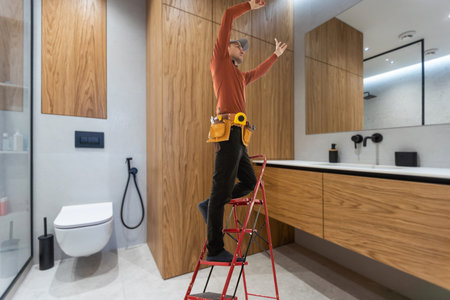 portrait of working man repair craftsman