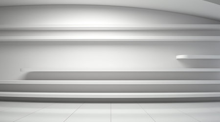 Abstract Architecture.Concept of a modern buildingの写真素材