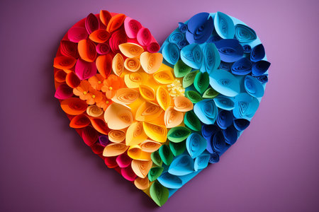 Set of colorful hand painted aqua color hearts can be used as background for valentineの素材