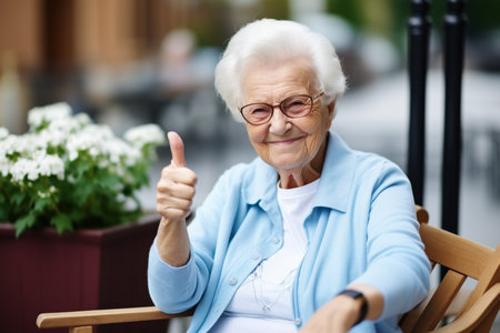 a wise old woman came up with a good ideaの素材