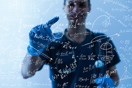 mathematics formulas, high education concept