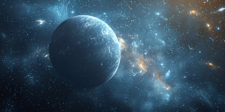 3D Rendered Fantasy Alien Landscape - 3D Illustrationの素材