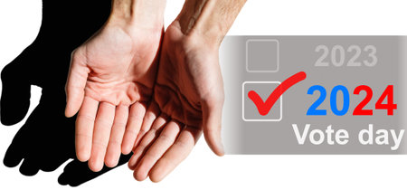 hands of family members and the 2024 US election