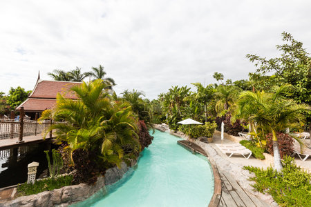 TENERIFE ISLAND, SPAIN - January 9: Siam Park on January 9, 2020 in Tenerife, Spain. Siam Park, the...