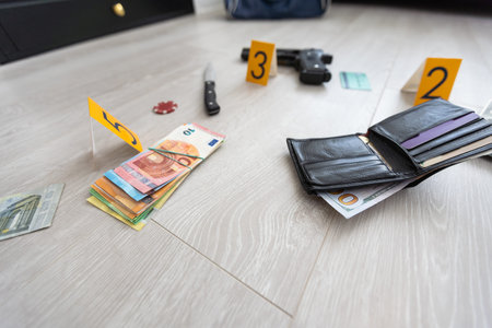 Crime scene investigation - collecting evidence from the crime scene