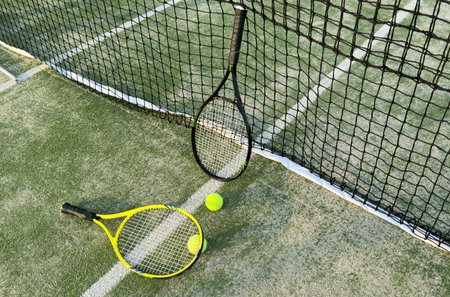 Tennis courts racket game activity yellow match athletes sports games