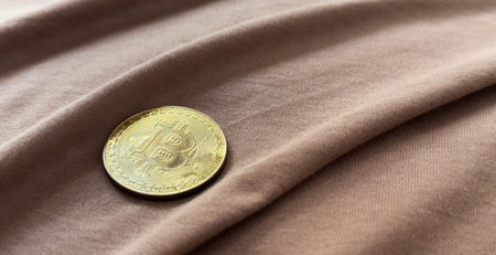 Coin cryptocurrency background.
