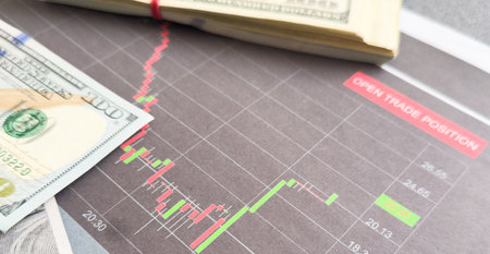 Becoming A Millionaire Through Investing In The Stock Marketの写真素材