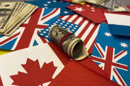 tariff - the concept of tariff barrier policy of the US government to protect the domestic industryの写真素材