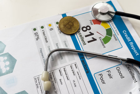 Healthcare Cost and Medical Debt Conceptの写真素材