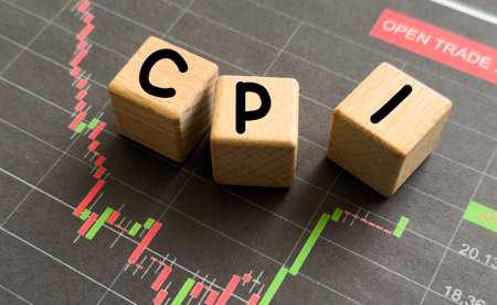 CPI Consumer Price Index Wordの写真素材