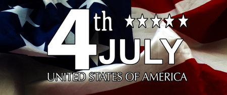 Happy 4th of July - Independence Day in United States of America.の写真素材