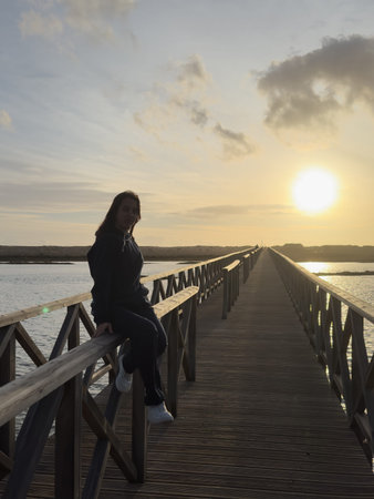 Quinta Do Lago beach, Portugal.の写真素材