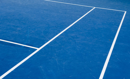 Tennis court aerial photography sport activitiesの写真素材