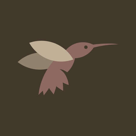 Hummingbird Logo and symbols icons Template appのイラスト素材