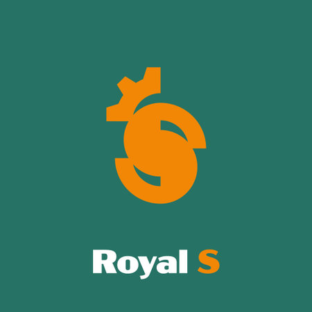 Modern and simple monogram or letter S  design, perfect for your business