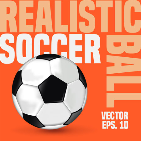 Soccer typography vintage style poster. Retro vector illustration, banner, card.のイラスト素材