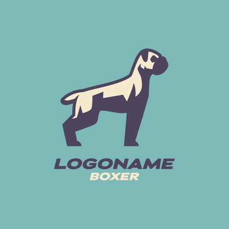 Dog vector logo design template. Pet shop, veterinary clinic, pet care, animal shelterのイラスト素材