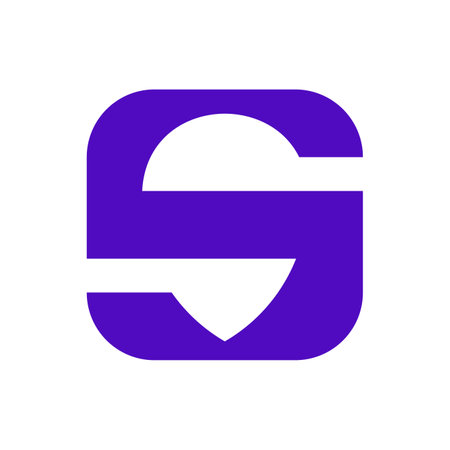 Letter S logo. Flat design style. Made in vector eps 10のイラスト素材