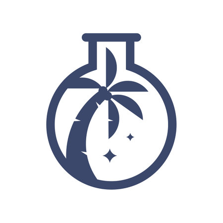 Coconut tree icon vector isolated on white background for your web and mobile app design, Coconut tree logo conceptのイラスト素材