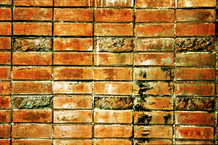 Grunge Brick Wall Texture Backgroundの写真素材