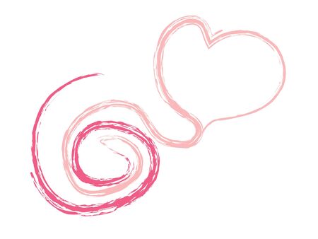 Line of Valentine Heart Vectorのイラスト素材