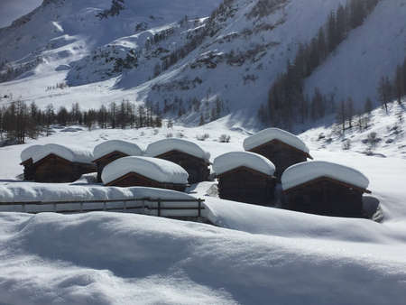 Gletscheralp Wallis LÃ¶schental Switzerlandの写真素材