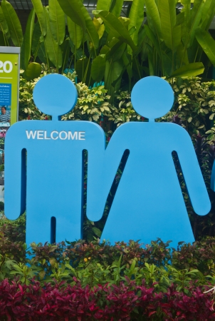 Stock Photo - Male and female Toilet signの写真素材