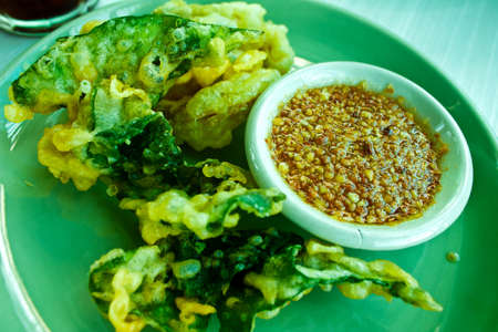 Stock Photo - Fried vegetables with chili sauceの写真素材