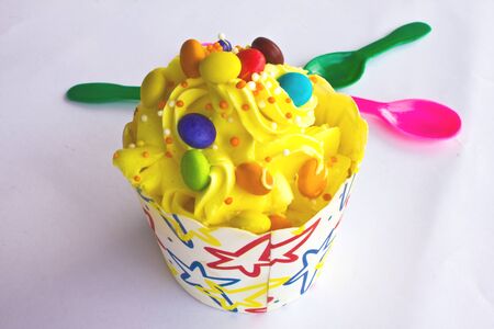 colorful of Cupcake selectionの写真素材