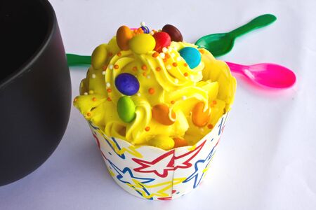 colorful of Cupcake selectionの写真素材