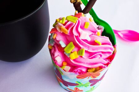 colorful of Cupcake selectionの写真素材